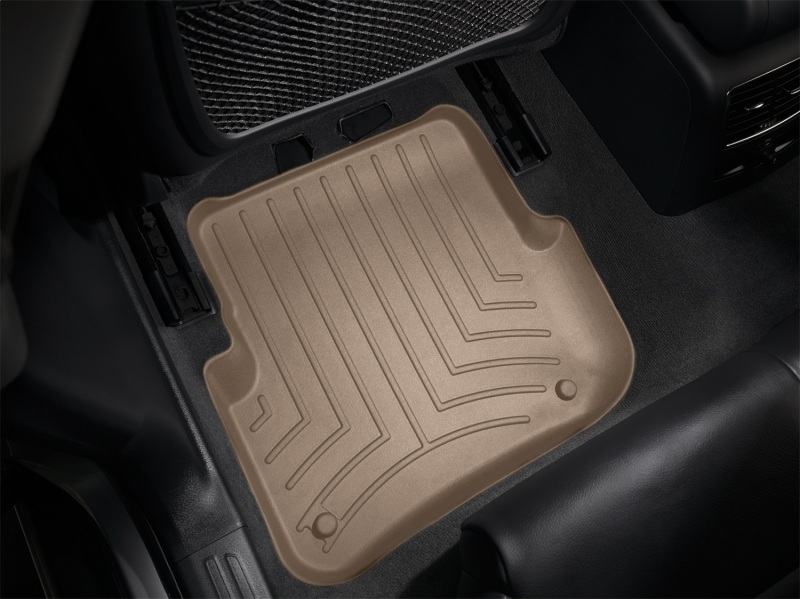 Audi A6 Rear FloorLiner - WeatherTech - DigitalFit - Tan - `05-`11