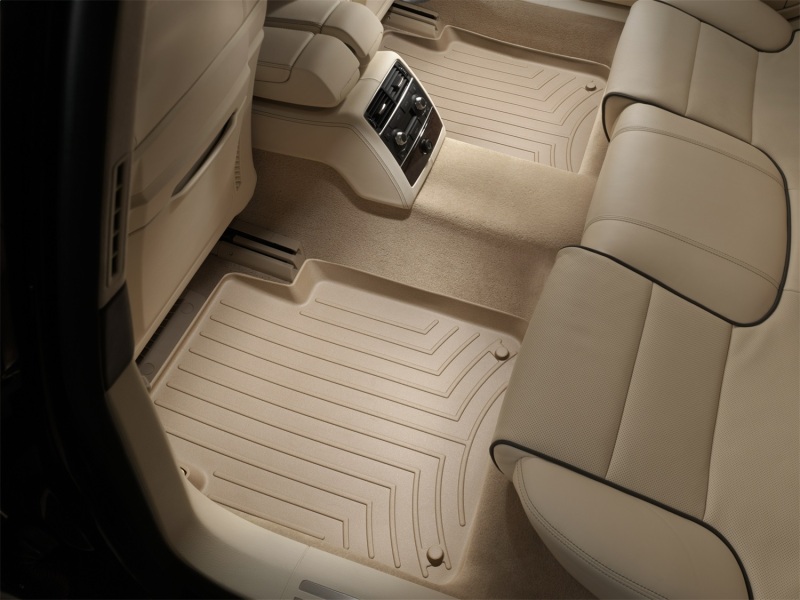 Audi A8 FloorLiner - Rear - WeatherTech - DigitalFit - Tan - `06-`10
