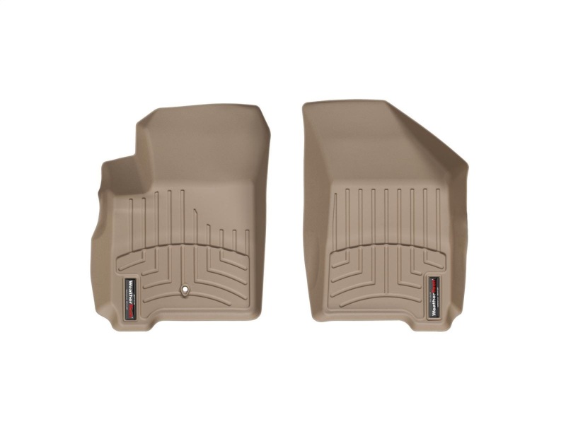 Dodge Journey FloorLiner - Front - WeatherTech - DigitalFit - Tan - `09-`11