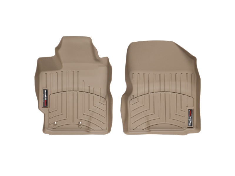 Toyota Yaris FloorLiner - Front - WeatherTech - DigitalFit - Tan - `07-`11