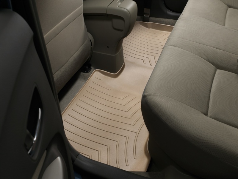 Toyota Yaris FloorLiner - Rear - WeatherTech - DigitalFit - Tan - `07-`11