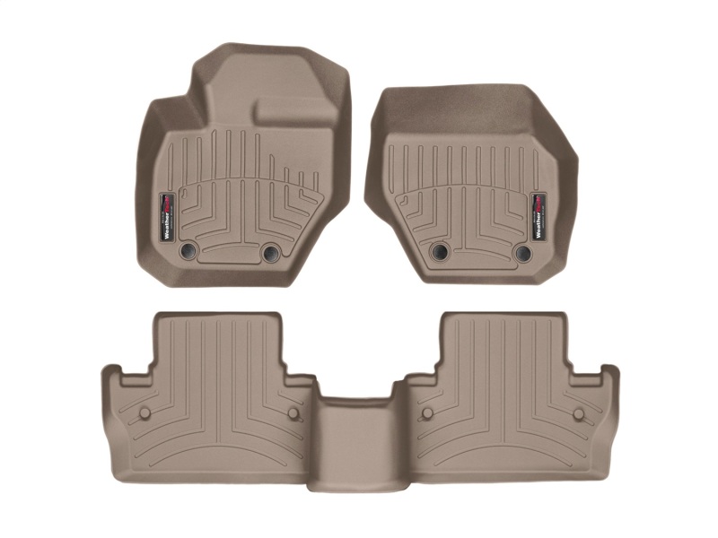 Volvo S60 FloorLiner - Front - WeatherTech - DigitalFit - Tan - `11-`27