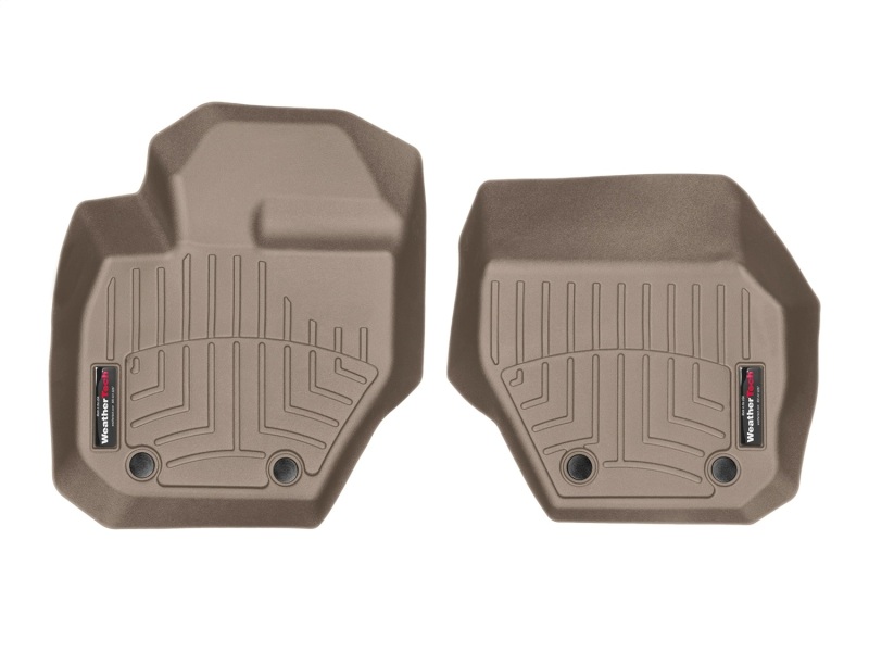 Volvo XC60 Floor Mats - Front - WeatherTech - DigitalFit - Tan - `10-`27