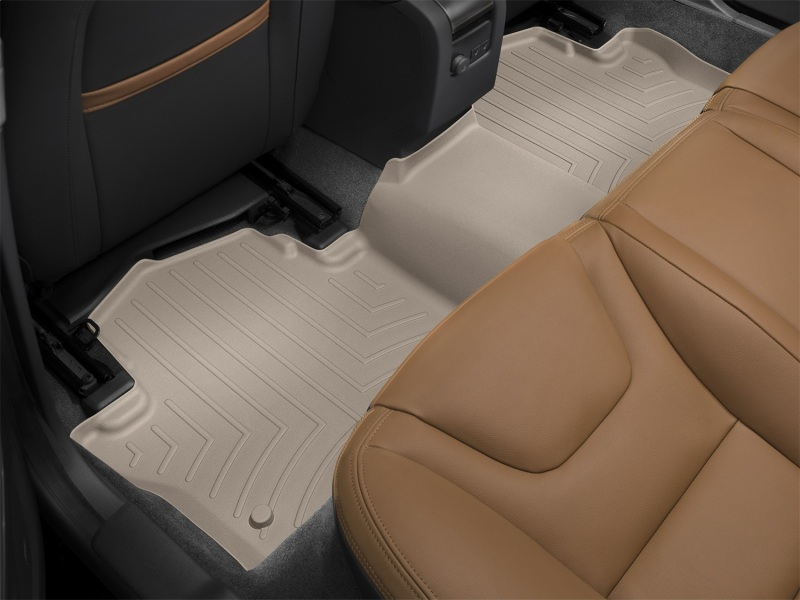 Volvo S60 Floor Mat Set - Rear - WeatherTech - FloorLiner DigitalFit - Tan - `16-`27
