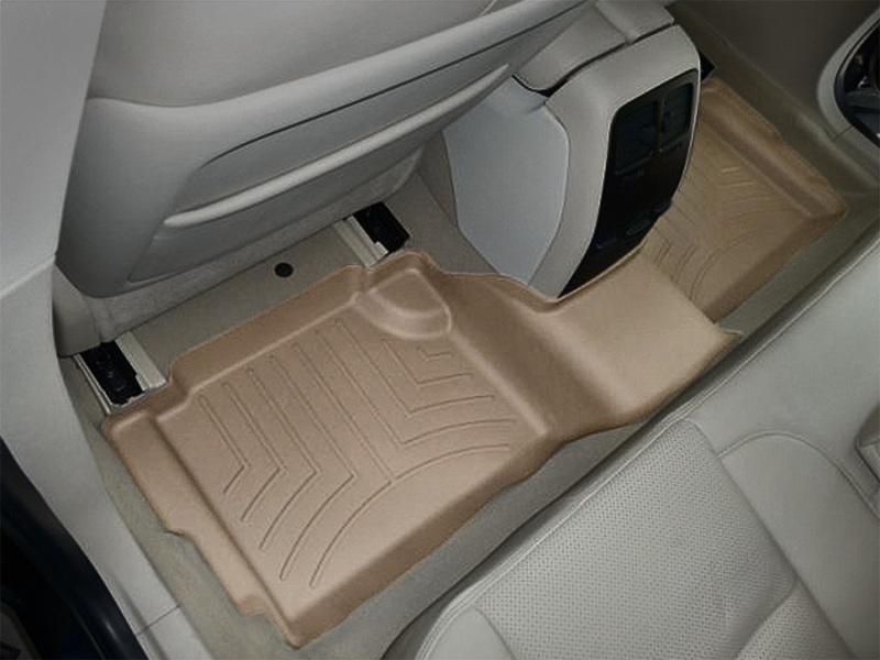 Lincoln MKS Floor Liner - Rear - WeatherTech - DigitalFit - Tan - `08-`12