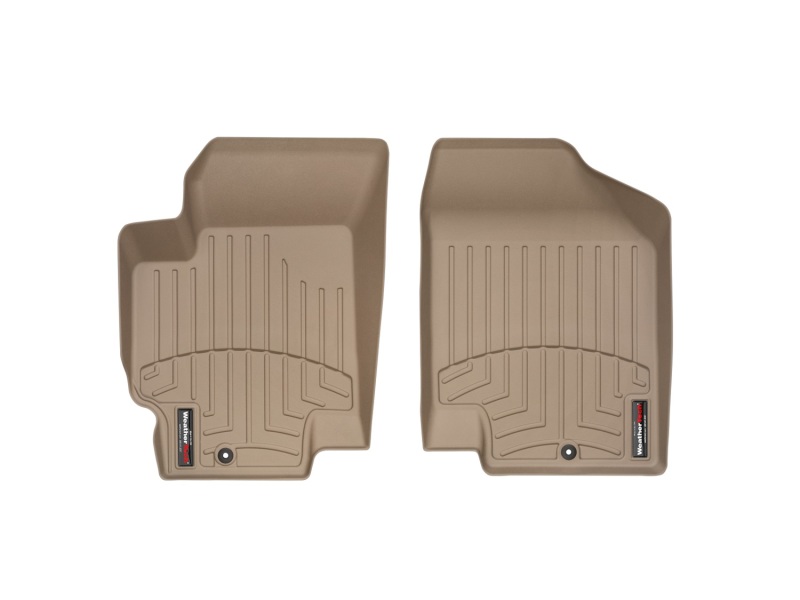 Hyundai Accent FloorLiner - Front - WeatherTech - DigitalFit - Tan - `06-`11