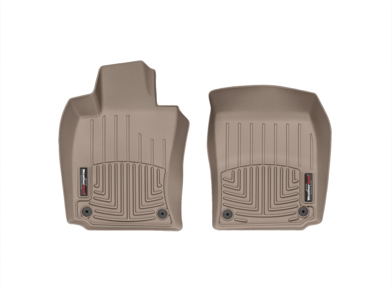 Porsche Panamera FloorLiner - Front - WeatherTech - DigitalFit - Tan - `10-`27