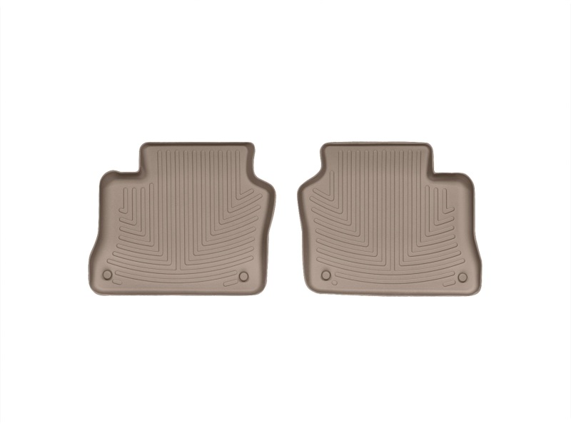 Porsche Panamera Floor Liner - Rear - WeatherTech - FloorLiner DigitalFit - Tan - `10-`27