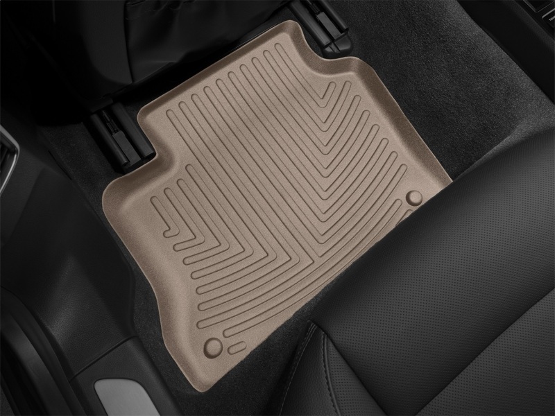 Porsche Panamera Floor Liner - Rear - WeatherTech - FloorLiner DigitalFit - Tan - `10-`27