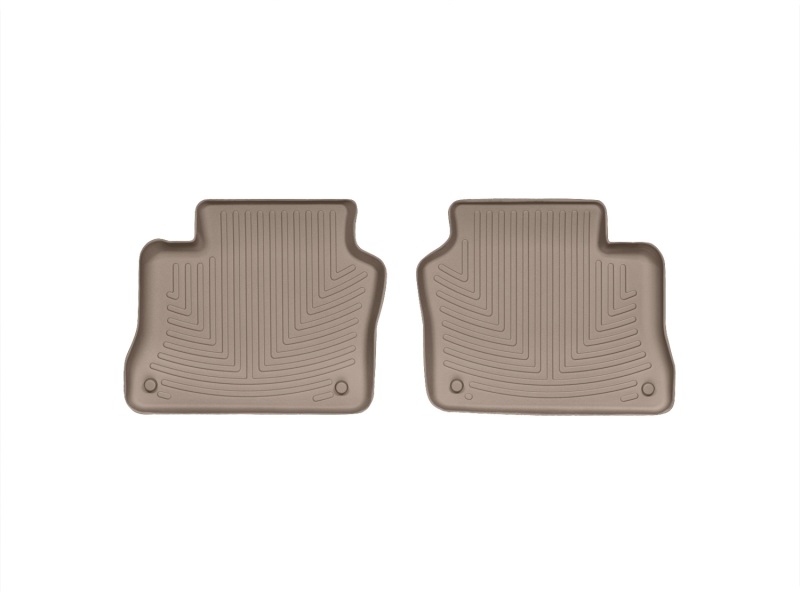 Porsche Panamera Floor Liner - Rear - WeatherTech - FloorLiner DigitalFit - Tan - `10-`27