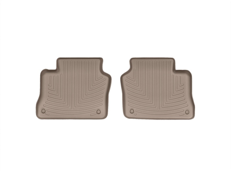 Porsche Panamera Floor Liner - Rear - WeatherTech - FloorLiner DigitalFit - Tan - `10-`27
