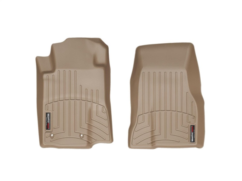 Ford Mustang FloorLiner - Front - WeatherTech - DigitalFit - Tan - `10-`27