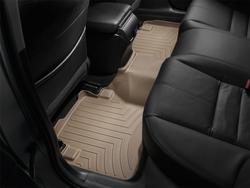 Honda Crosstour FloorLiner - Rear - WeatherTech - DigitalFit - Tan - `10-`27