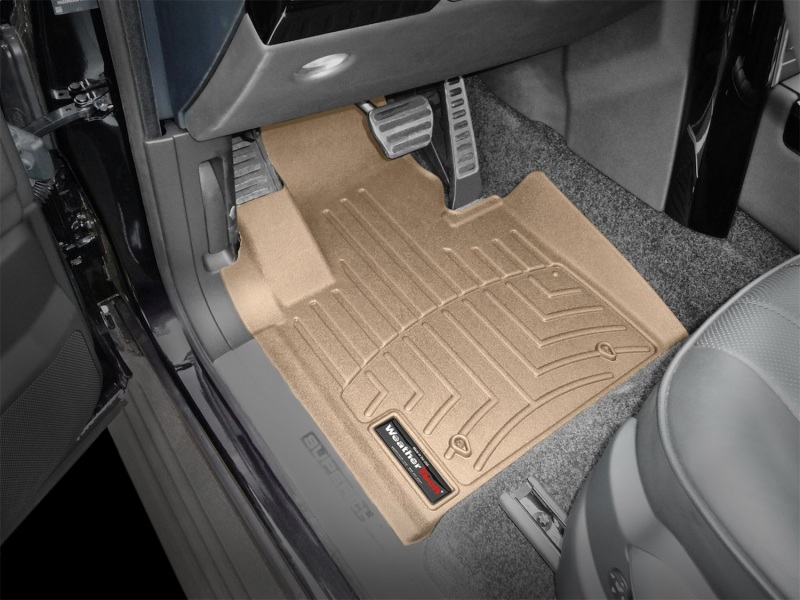 Land Rover Range Rover Floor Liners - Front - WeatherTech - DigitalFit - Tan - `10-`27