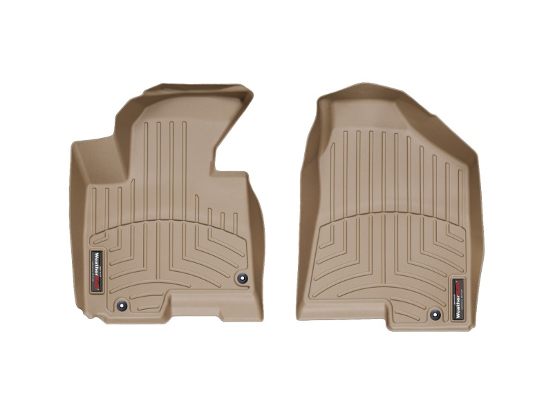 Hyundai Tucson FloorLiner - Front - WeatherTech - DigitalFit - Tan - `10-`13