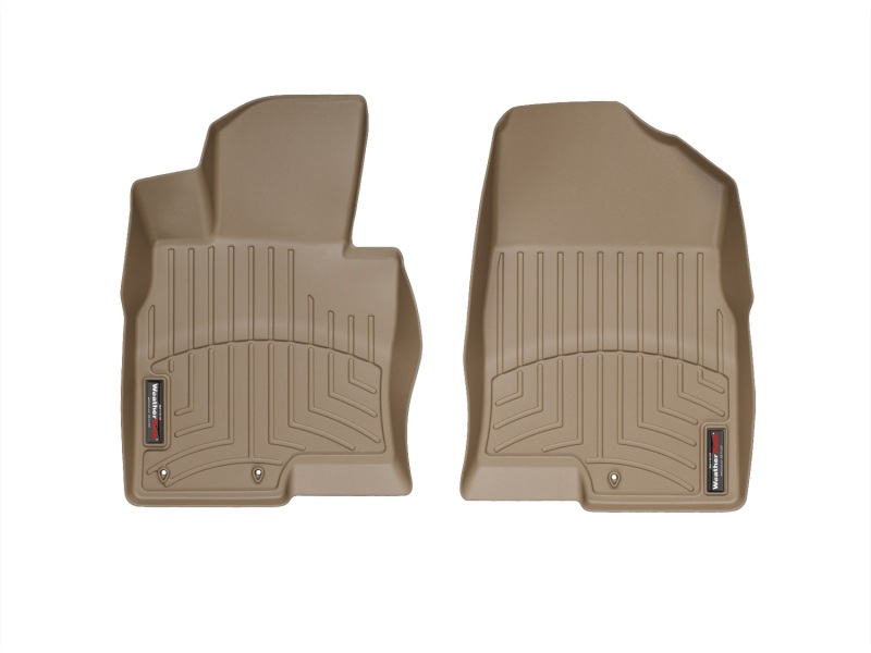 Kia Optima Floor Mat - Front - WeatherTech - FloorLiner DigitalFit - Tan - `11-`27
