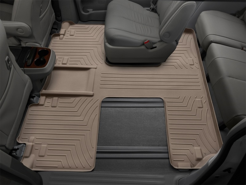 Toyota Sienna FloorLiner - Rear - WeatherTech - DigitalFit - Tan - `11-`27
