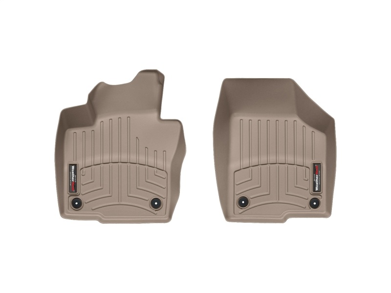 Volkswagen Jetta FloorLiner - Front - WeatherTech - DigitalFit - Tan - `11-`27