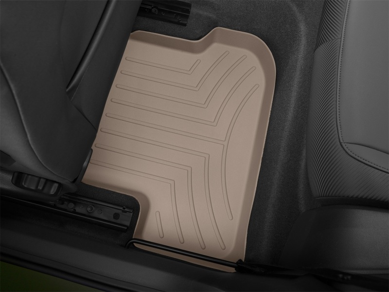 Volkswagen Beetle FloorLiner - Rear - WeatherTech - DigitalFit - Tan - `12-`27