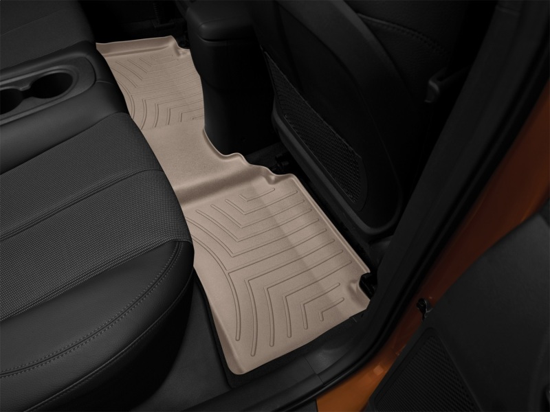 Hyundai Veloster FloorLiner - Rear - WeatherTech - DigitalFit - Tan - `12-`27
