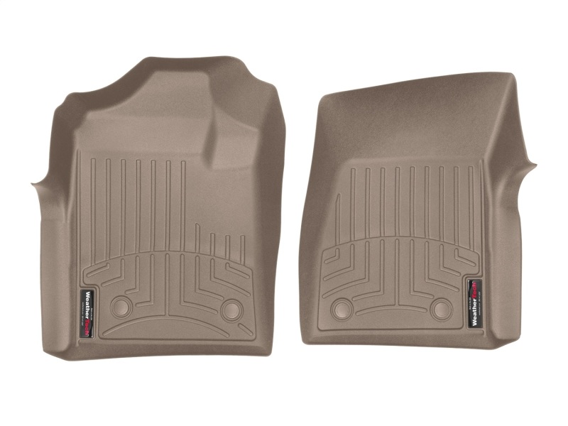 Chevrolet Silverado FloorLiner - Front - WeatherTech - DigitalFit - Tan - `07-`13