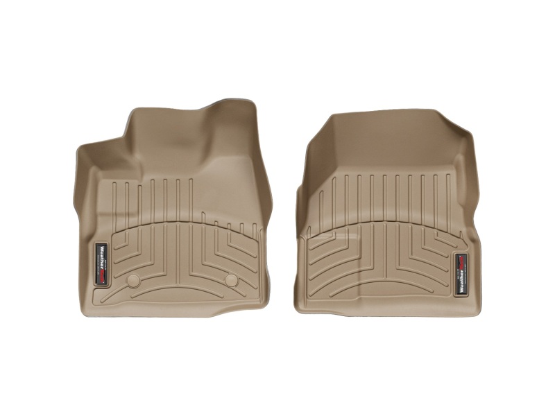 GMC Terrain FloorLiner - Front - WeatherTech - DigitalFit - Tan - `11-`27