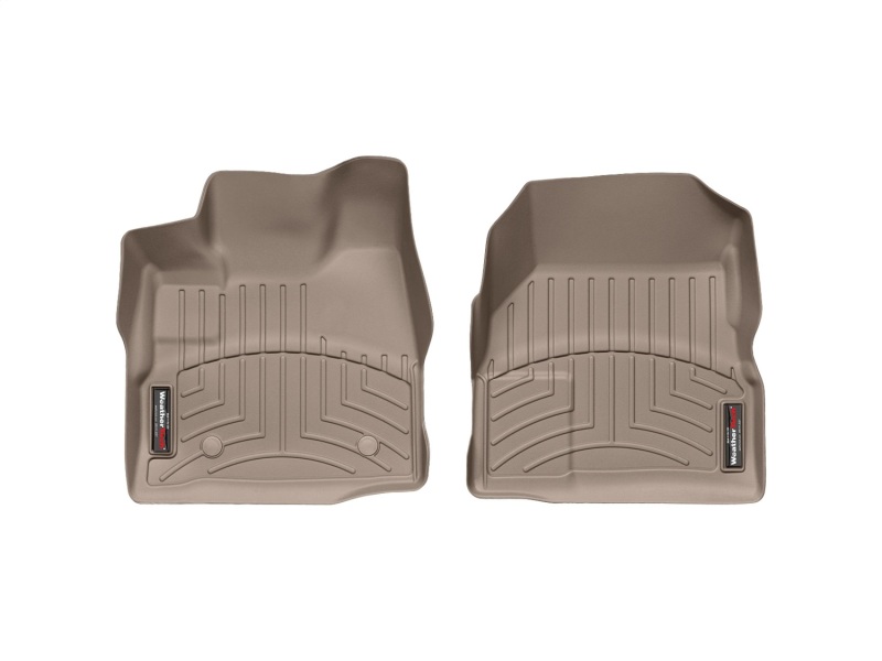 GMC Terrain FloorLiner - Front - WeatherTech - DigitalFit - Tan - `11-`27