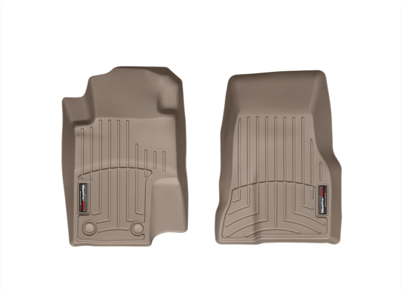 Ford Mustang FloorLiner - Front - WeatherTech - DigitalFit - Tan - `11-`27