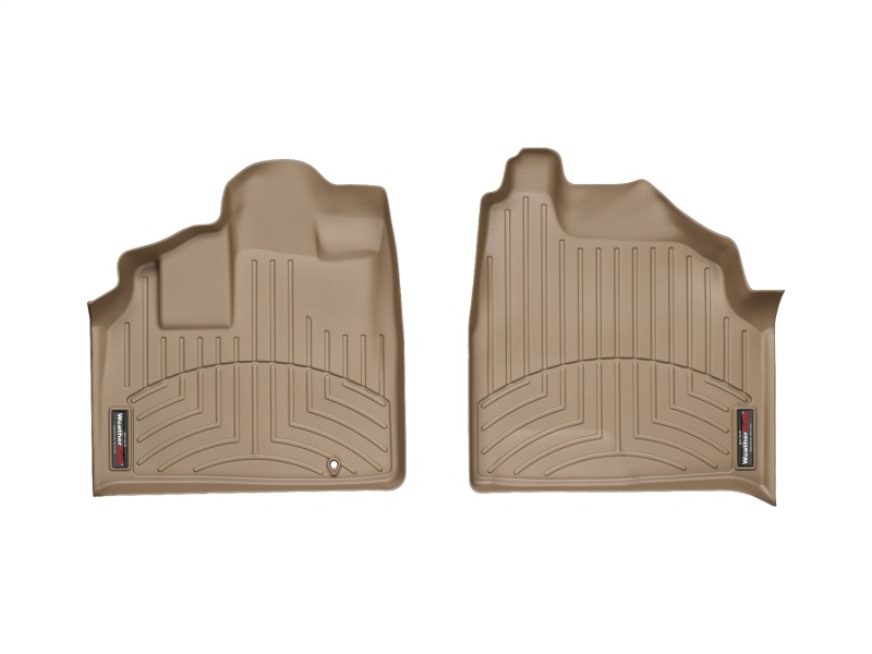Honda Odyssey FloorLiner - Front - WeatherTech - DigitalFit - Tan - `99-`04