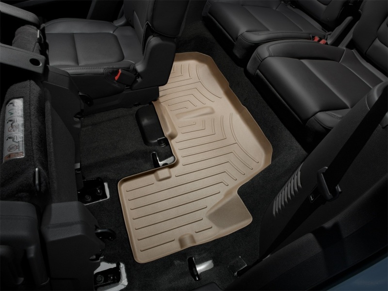 Ford Explorer Floor Liner - Rear - WeatherTech - FloorLiner DigitalFit - Tan - `11-`27