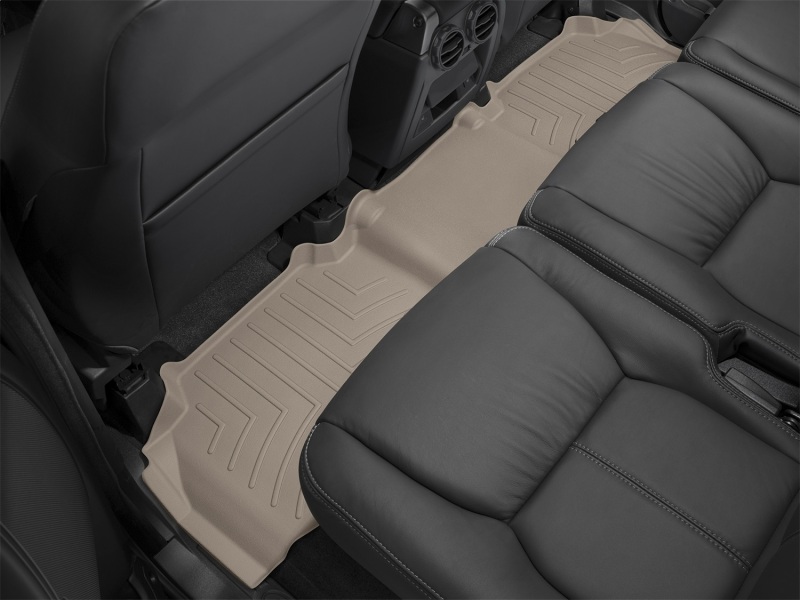 Land Rover LR4 Floor Mats - Rear - WeatherTech - FloorLiner DigitalFit - Tan - `13-`16