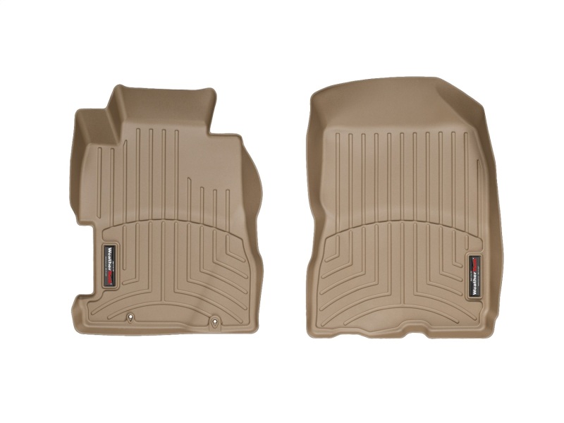 Honda Civic FloorLiner - Front - WeatherTech - DigitalFit - Tan - `06-`11