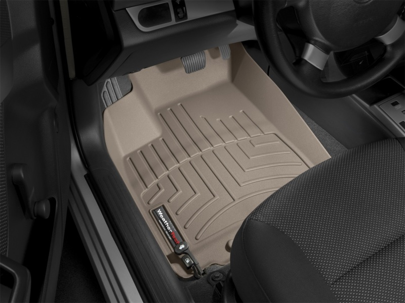 Chevrolet Aveo FloorLiner - Front - WeatherTech - DigitalFit - Tan - 2011