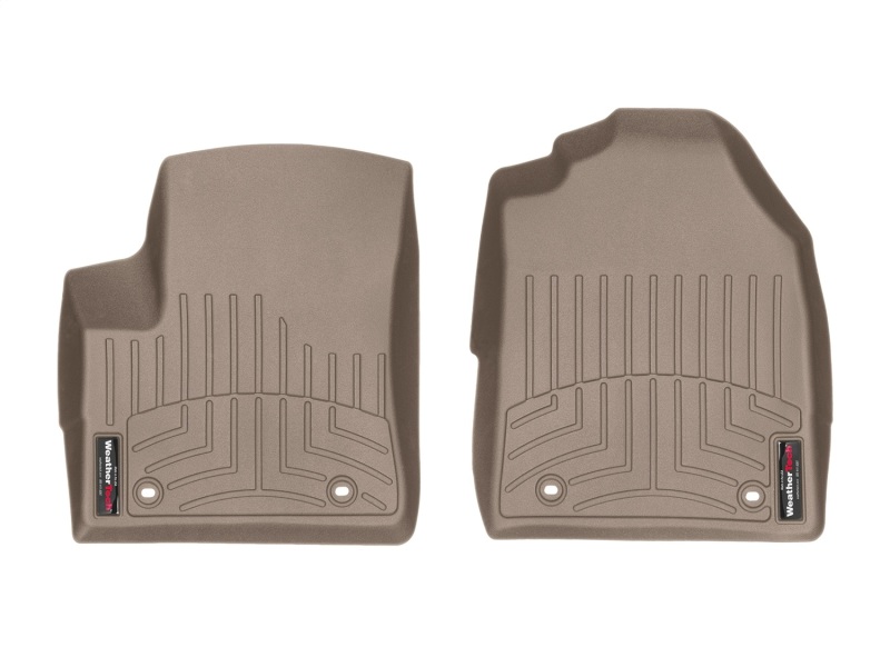 Ford Transit Connect FloorLiner - Front - WeatherTech - DigitalFit - Tan - `09-`13