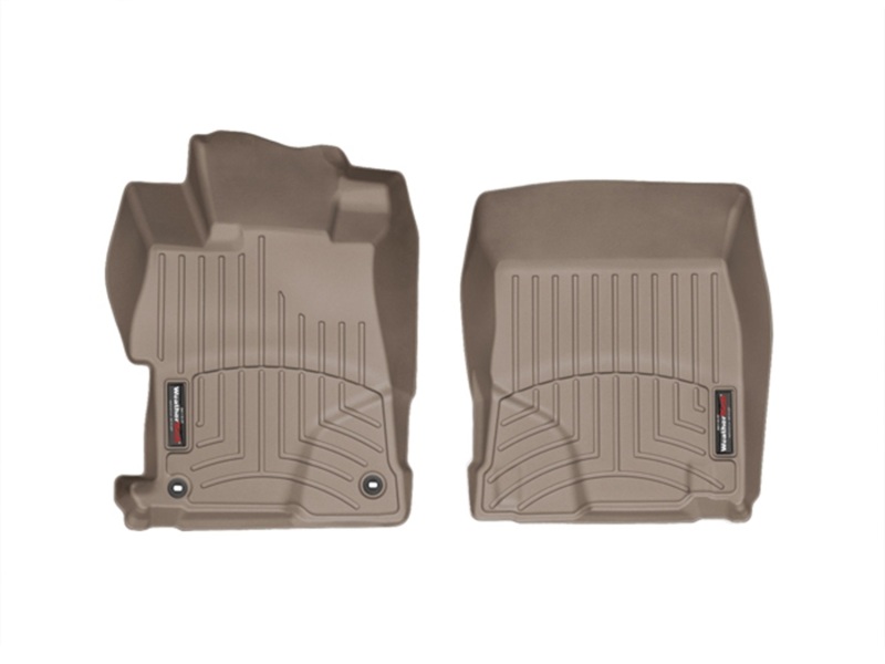 Honda Civic FloorLiner - Front - WeatherTech - DigitalFit - Tan - `12-`27
