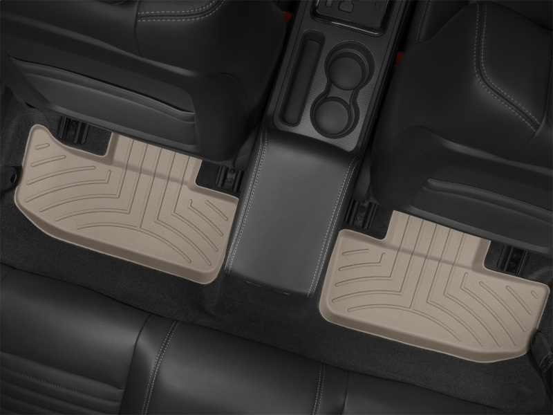 Dodge Challenger FloorLiner - Rear - WeatherTech - DigitalFit - Tan - `11-`27