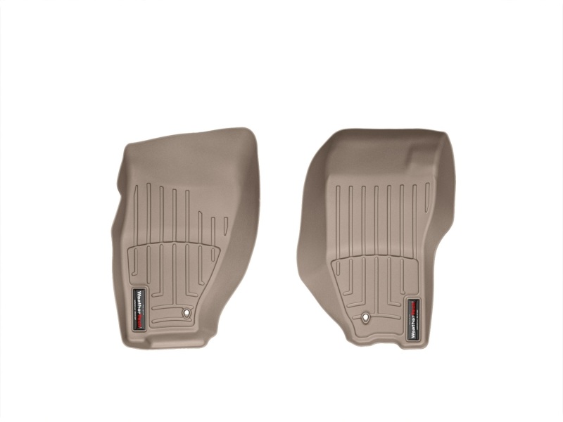 Jeep Liberty Floor Mat Set - Front - WeatherTech - DigitalFit - Tan - `10-`27