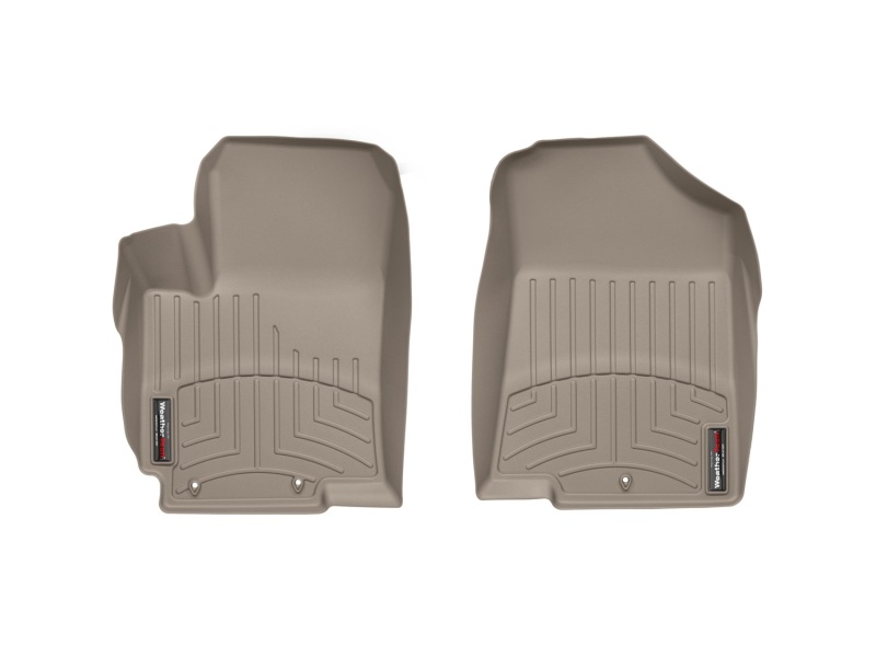 Kia Rio FloorLiner - Front - WeatherTech - DigitalFit - Tan - `12-`27