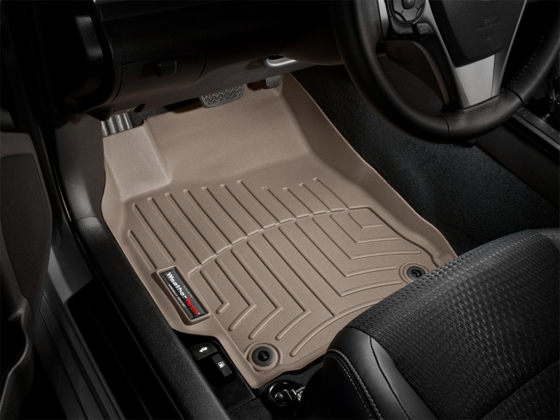 Toyota Camry FloorLiner - Front - WeatherTech - DigitalFit - Tan - `12-`27