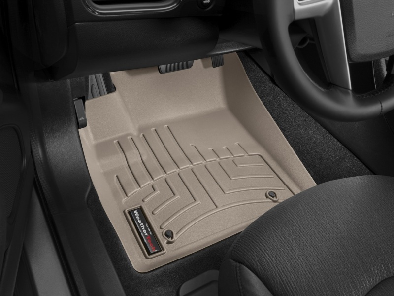 Dodge Avenger FloorLiner - Front - WeatherTech - DigitalFit - Tan - `12-`27