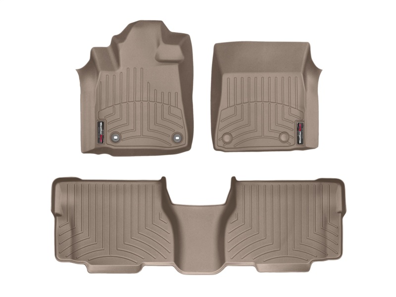 Toyota Sequoia FloorLiner - Rear - WeatherTech - DigitalFit - Tan - `12-`27
