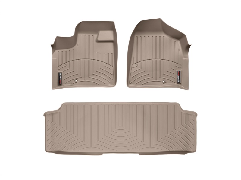 Chrysler Town and Country FloorLiner - Rear - WeatherTech - DigitalFit - Tan - `11-`27