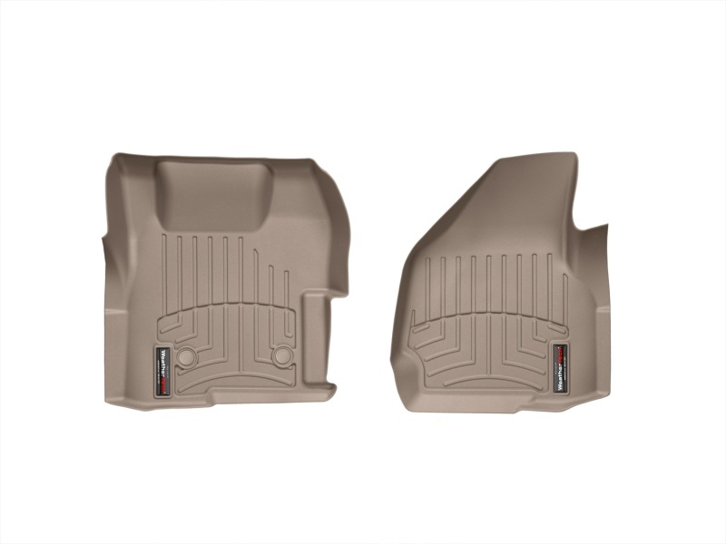 Ford F550 FloorLiner - Front - WeatherTech - DigitalFit - Tan - `11-`27