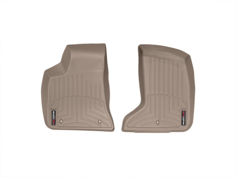 Dodge Charger FloorLiner - Front - WeatherTech - DigitalFit - Tan - `11-`27