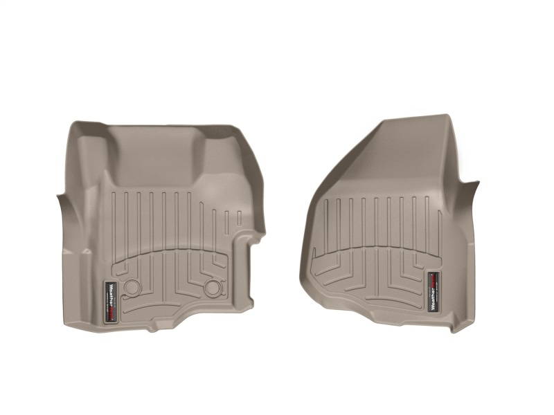 Ford F250 FloorLiner - Front - WeatherTech - DigitalFit - Tan - `11-`27