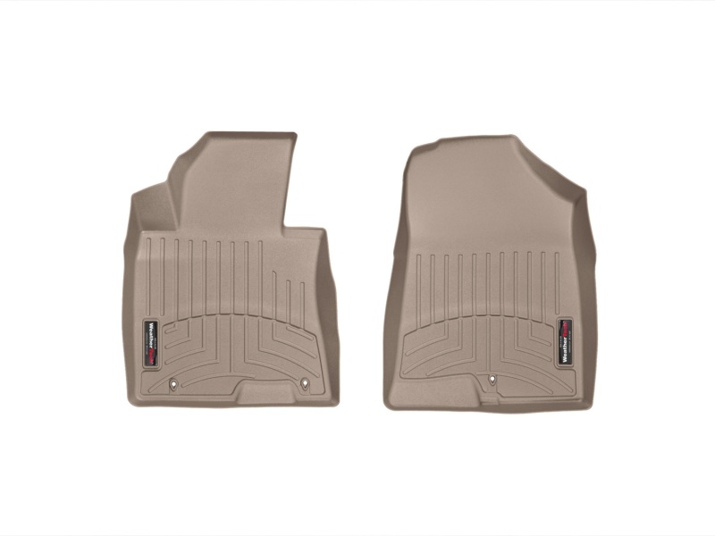 Hyundai Elantra GT FloorLiner - Front - WeatherTech - DigitalFit - Tan - `13-`27