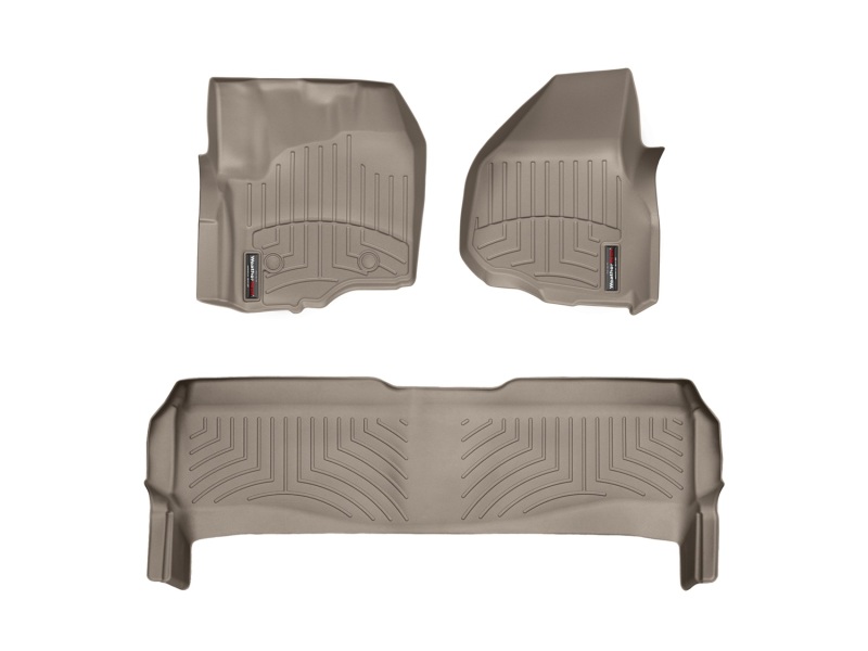 Ford F-350 FloorLiner - Rear - WeatherTech - DigitalFit - Tan - `11-`27