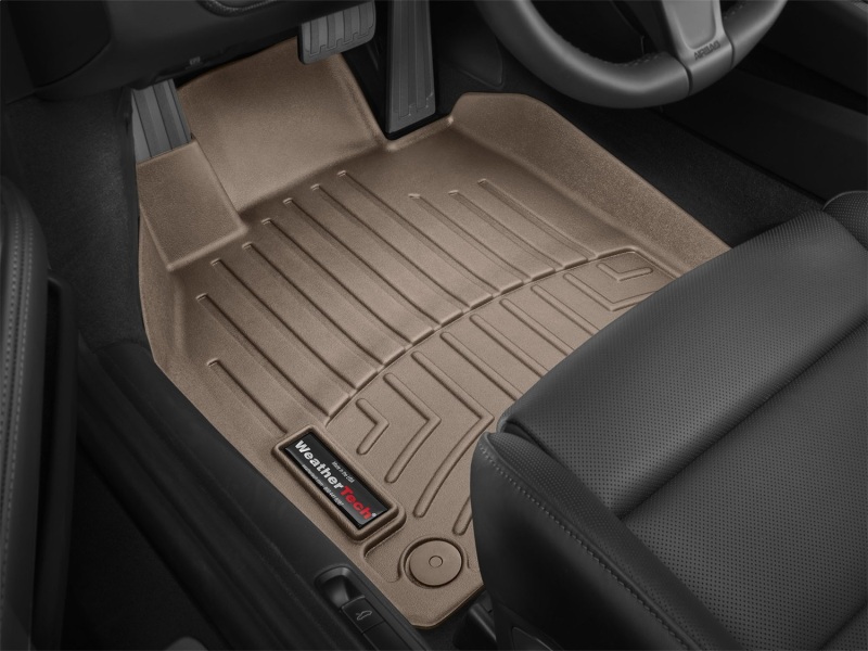 Porsche 911 FloorLiner - Front - WeatherTech - DigitalFit - Tan - `12-`27