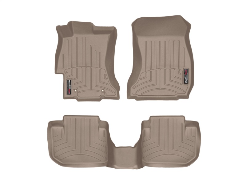 Subaru Impreza FloorLiner - Front - WeatherTech - DigitalFit - Tan - `12-`27