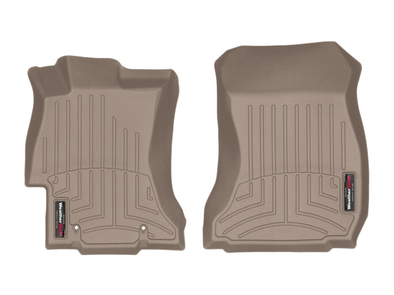 Subaru Impreza FloorLiner - Front - WeatherTech - DigitalFit - Tan - `12-`27